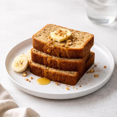 Image of Cornmeal Banana Bread Healthier