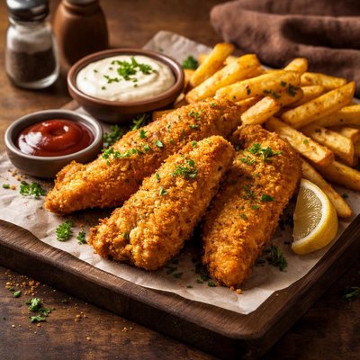 Image of Cornmeal Battered Fish and Chips Ww Core