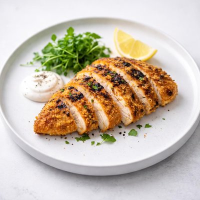 Image of Cornmeal Breaded Grilled Chicken