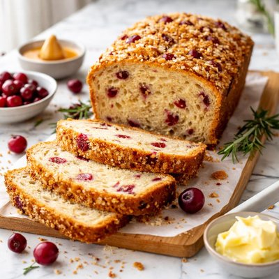 Image of Cornmeal Cranberry Bread