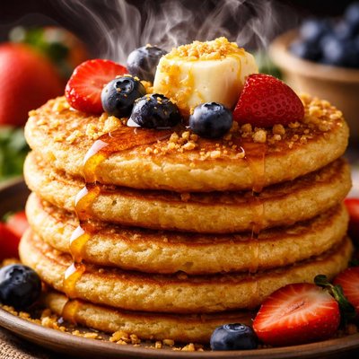 Image of Cornmeal Pancakes