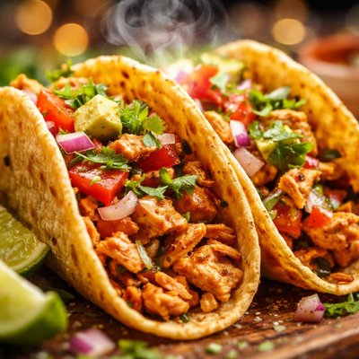 Image of Corny Chicken Tacos