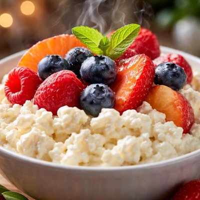 Image of Cottage Cheese and Fresh Fruit