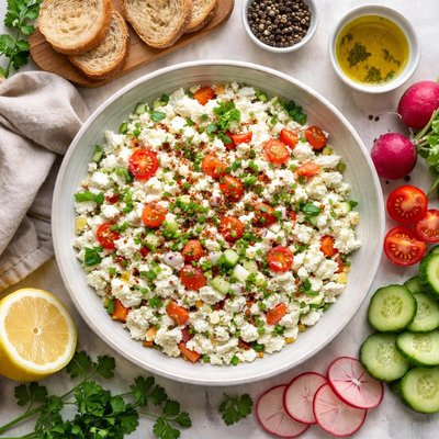 Image of Cottage Cheese and Vegetable Spread