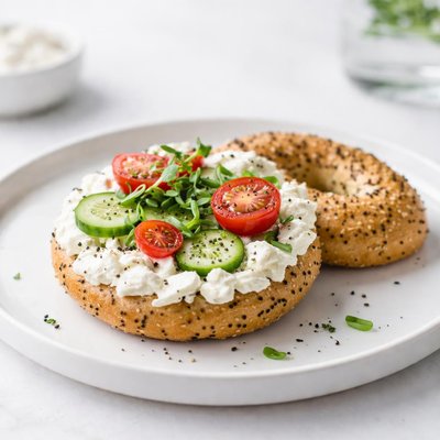 Image of Cottage Cheese Bagel