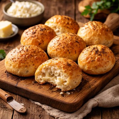 Image of Cottage Cheese Caraway Rolls