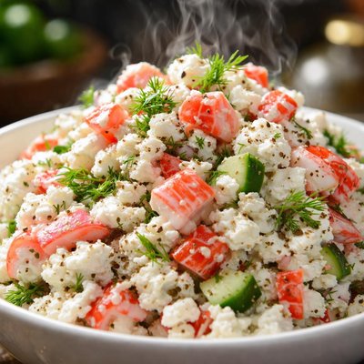Image of Cottage Cheese Crab Salad