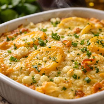 Image of Cottage Cheese Crookneck Casserole