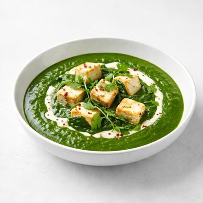 Image of Cottage Cheese in Spinach Gravy Palak Paneer