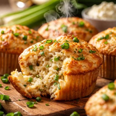 Image of Cottage Cheese Onion Muffins
