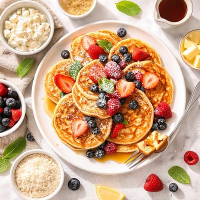 Image of Cottage Cheese Pancakes