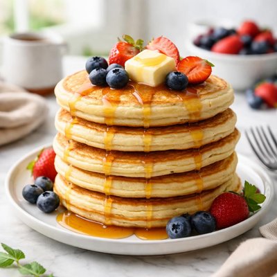 Image of Country Chefs Top 20 Light Fluffy Buttermilk Pancakes