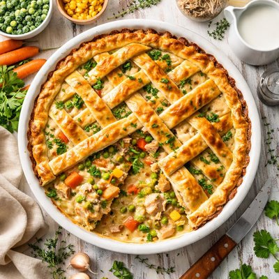 Image of Country Chicken Casserole Pie