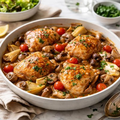 Image of Country French Chicken Diabetic Recipe
