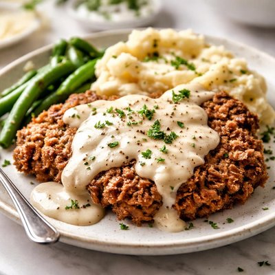 Image of Country Fried Cube Steak and Gravy