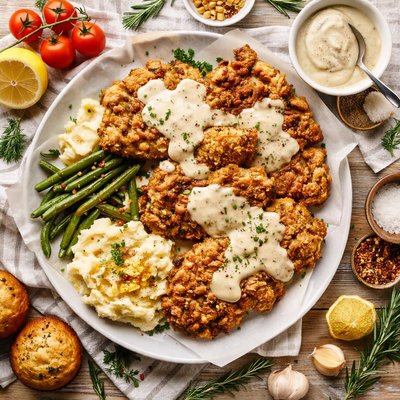 Image of Country Fried Elk Deer Wild Game Steak