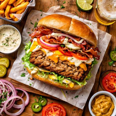 Image of Country Fried Meatloaf Sandwich