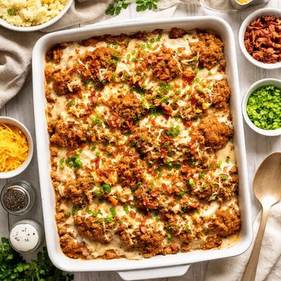 Image of Country Fried Steak Casserole