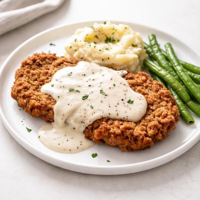 Image of Country Fried Steak with Cream Gravy