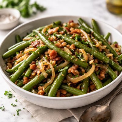 Image of Country Green Beans and Onions