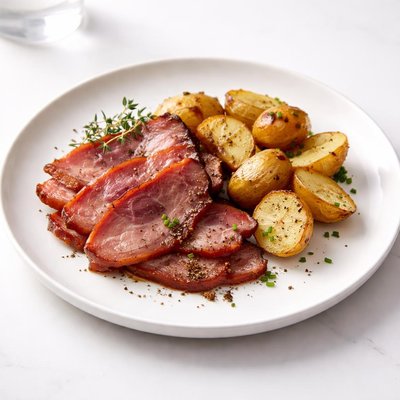 Image of Country Ham and Potatoes