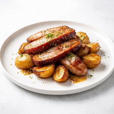 Image of Country Style Baked Ham and Potatoes