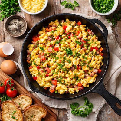 Image of Country Style Scrambled Eggs