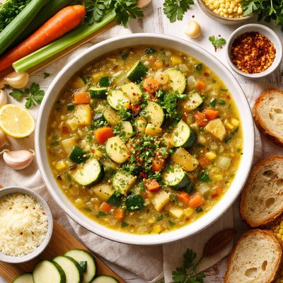 Image of Country Style Zucchini Soup