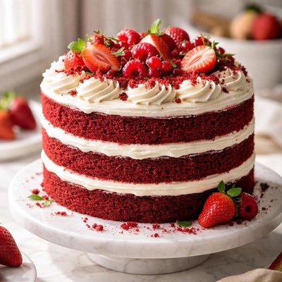 Image of County Fair Red Velvet Cake