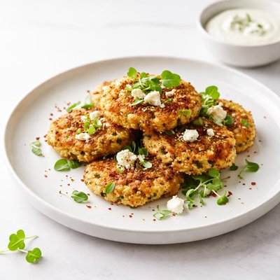 Image of Cous Cous Fritters with Feta