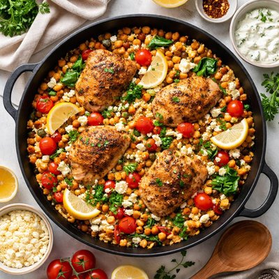 Image of Couscous Chicken Skillet