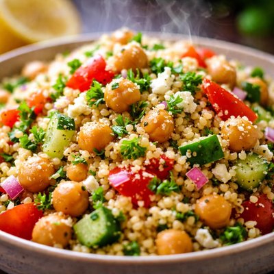 Image of Couscous Chickpea Salad