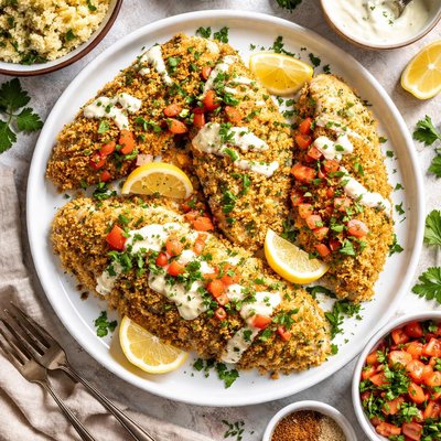 Image of Couscous Encrusted Tilapia