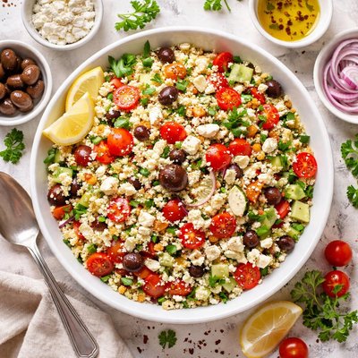 Image of Couscous Feta Salad