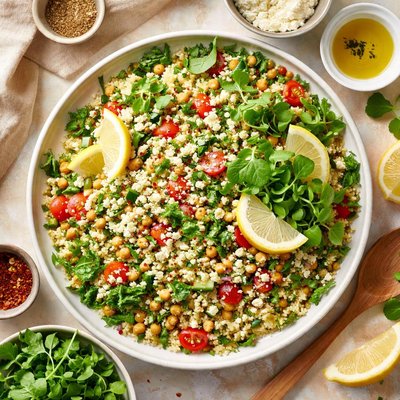 Image of Couscous with Lemon and Watercress