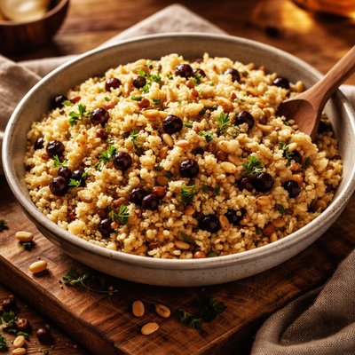 Image of Couscous with Pine Nuts and Currants