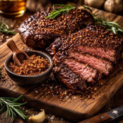 Image of Cowboy Coffee Rub for Grilled Steaks