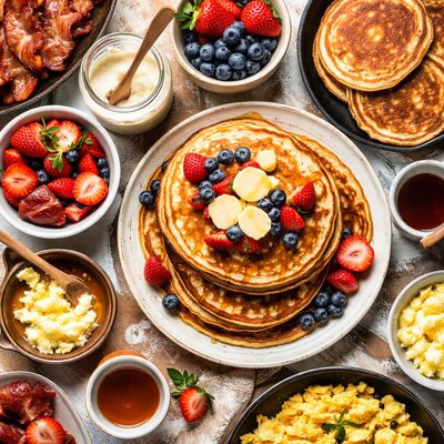 Image of Cowboy Sourdough Pancakes