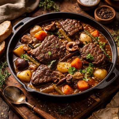 Image of Cowboy Steak N Veggie Stew