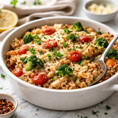 Image of Cozy Quinoa Casserole 7points