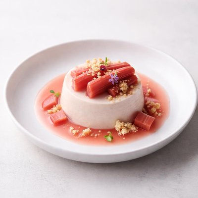 Image of Cozy Rhubarb Pudding