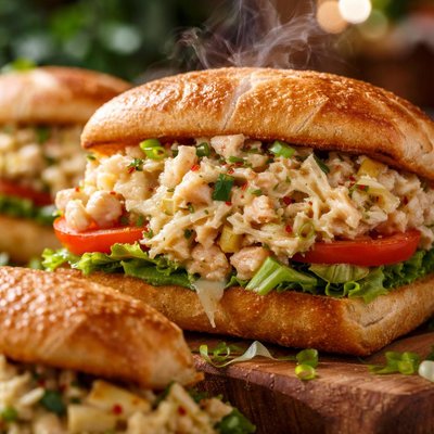 Image of Crab and Artichoke Sandwiches