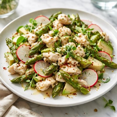 Image of Crab and Asparagus Salad
