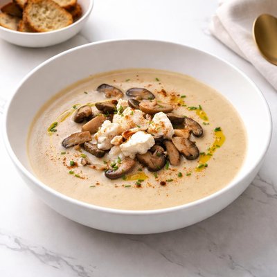 Image of Crab and Mushroom Bisque
