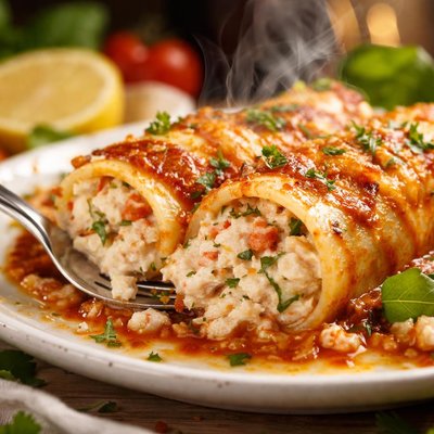 Image of Crab and Ricotta Cannelloni