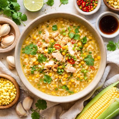 Image of Crab and Sweetcorn Soup