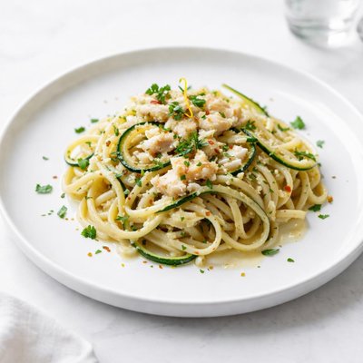 Image of Crab and Zucchini Linguine