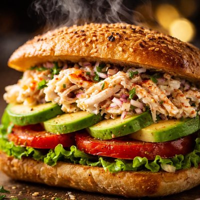 Image of Crab Avocado Sandwich
