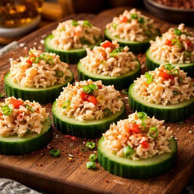 Image of Crab Cucumber Slices