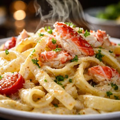 Image of Crab Delight Fettuccini
